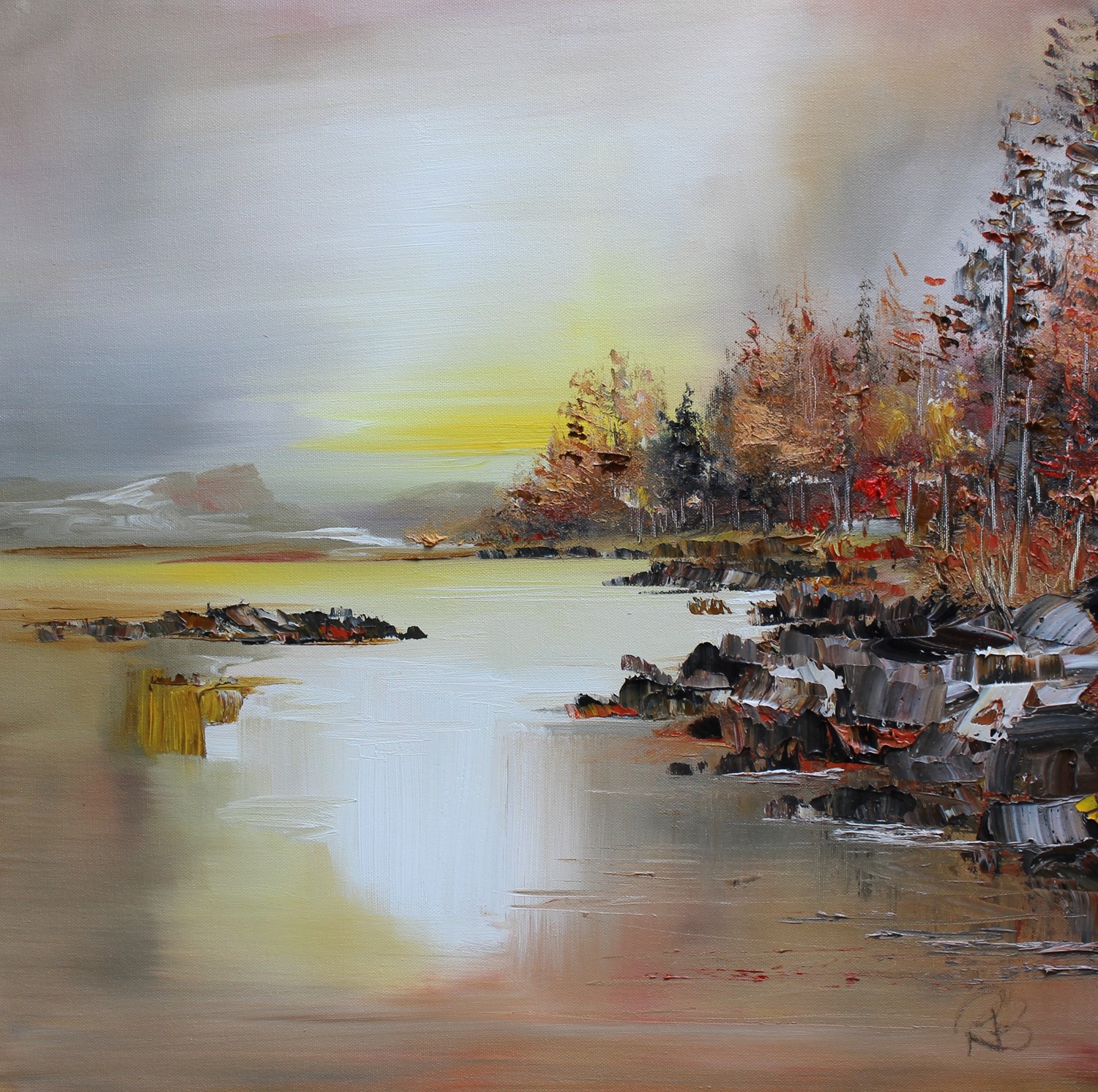 'Dawn Light on the Loch ' by artist Rosanne Barr